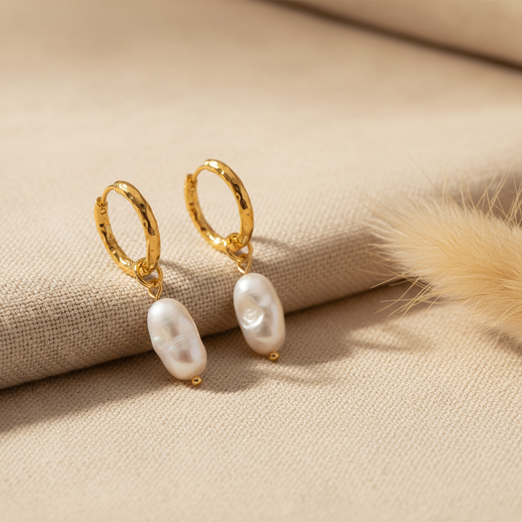 Hannah Pearl Earrings